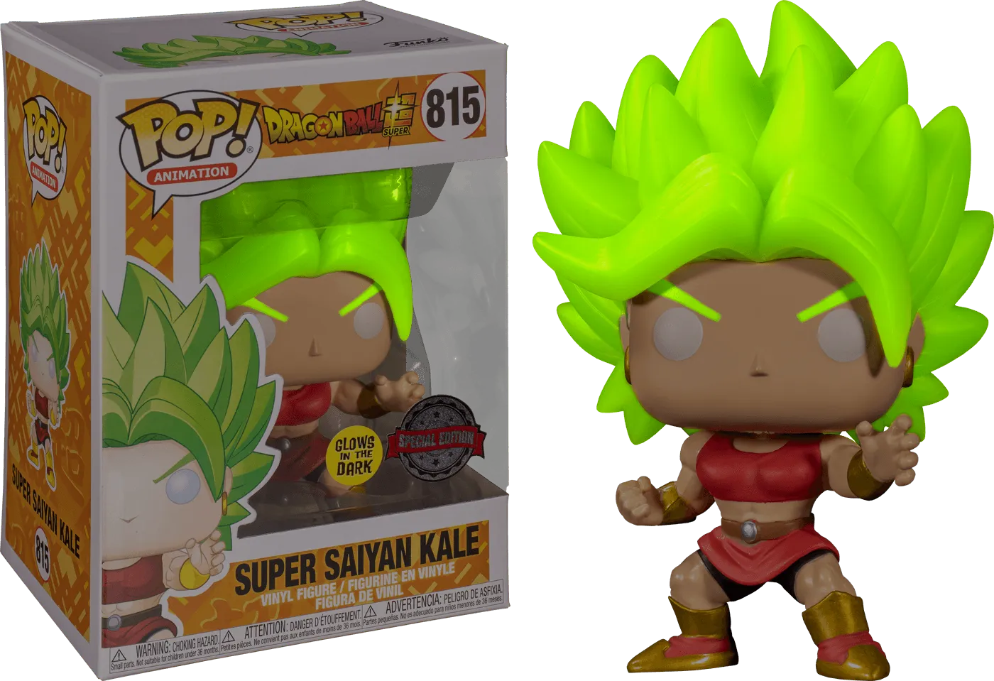 Dragon Ball Super - Super Saiyan Kale Glow US Exclusive Pop! Vinyl - Less Than Perfect - Image 3