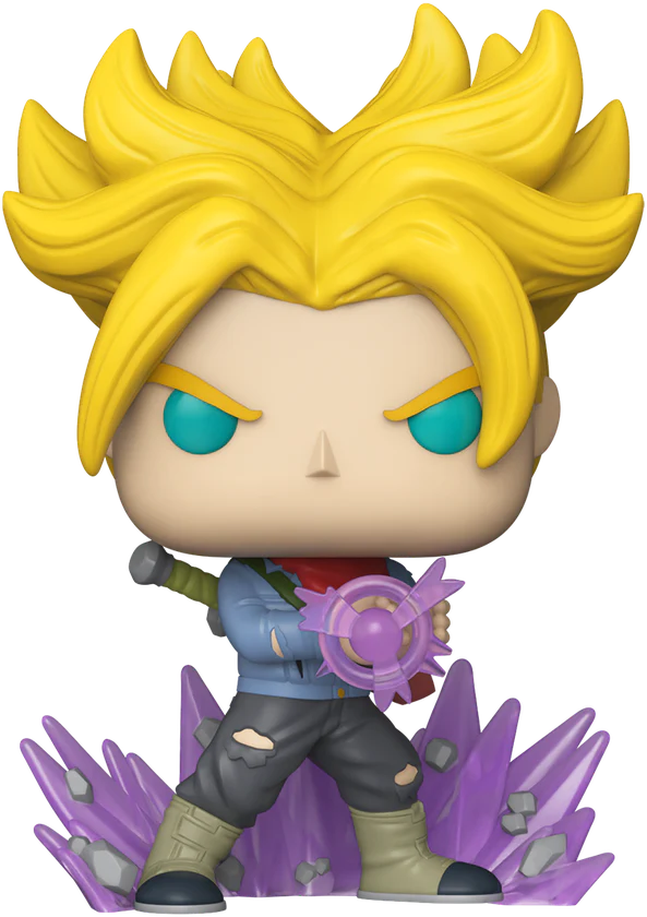 Dragon Ball Super - Super Saiyan Trunks (with chase) US Exclusive Pop! Vinyl [RS] - Image 2