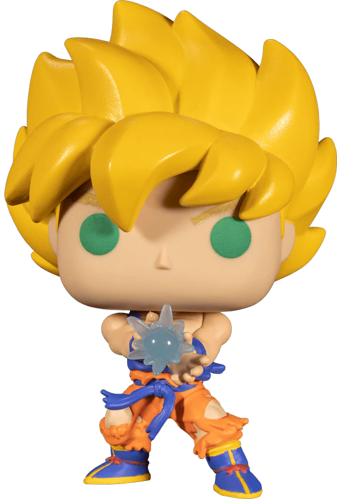 Dragon Ball Z - Super Saiyan Goku with Kamehameha Wave Glow US Exclusive Pop! Vinyl [RS] - Image 3