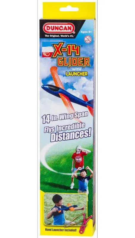 Duncan X-14 Glider with Hand Launcher (Assorted Colours)