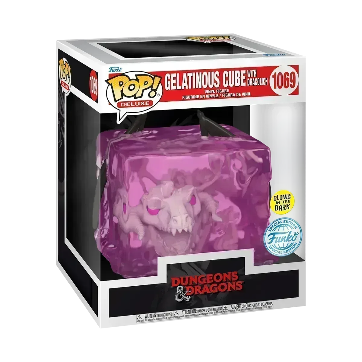 Dungeons & Dragons - Gelatinous Cube with Dracolich US Exclusive Glow Pop! Deluxe [RS] - Image 3
