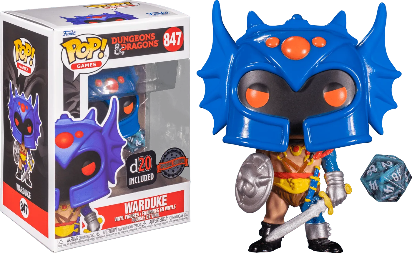 Dungeons & Dragons - Warduke US Exclusive Pop! & Dice [RS]