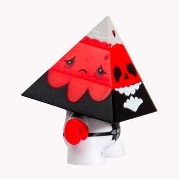 Dunny - 3" Pyramidun Red Dunny Vinyl - Image 2