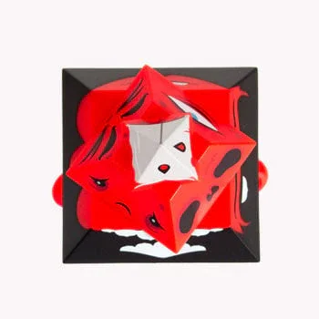 Dunny - 3" Pyramidun Red Dunny Vinyl - Image 3