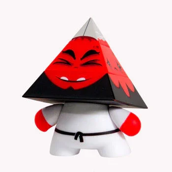 Dunny - 3" Pyramidun Red Dunny Vinyl - Image 6