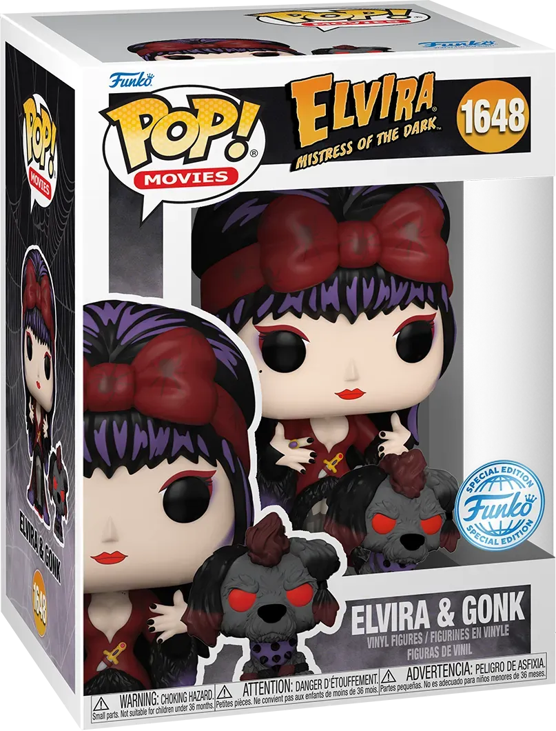Elvira - Elvira & Gonk (Moonlight) US Exclusive Pop! Vinyl [RS] - Image 3