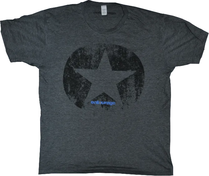 Entourage - Star Charcoal Blend Male T-Shirt XL