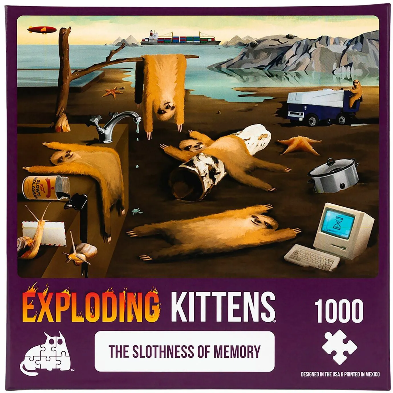 Exploding Kittens Puzzle Slothness of Memory 1,000 pieces - Image 2