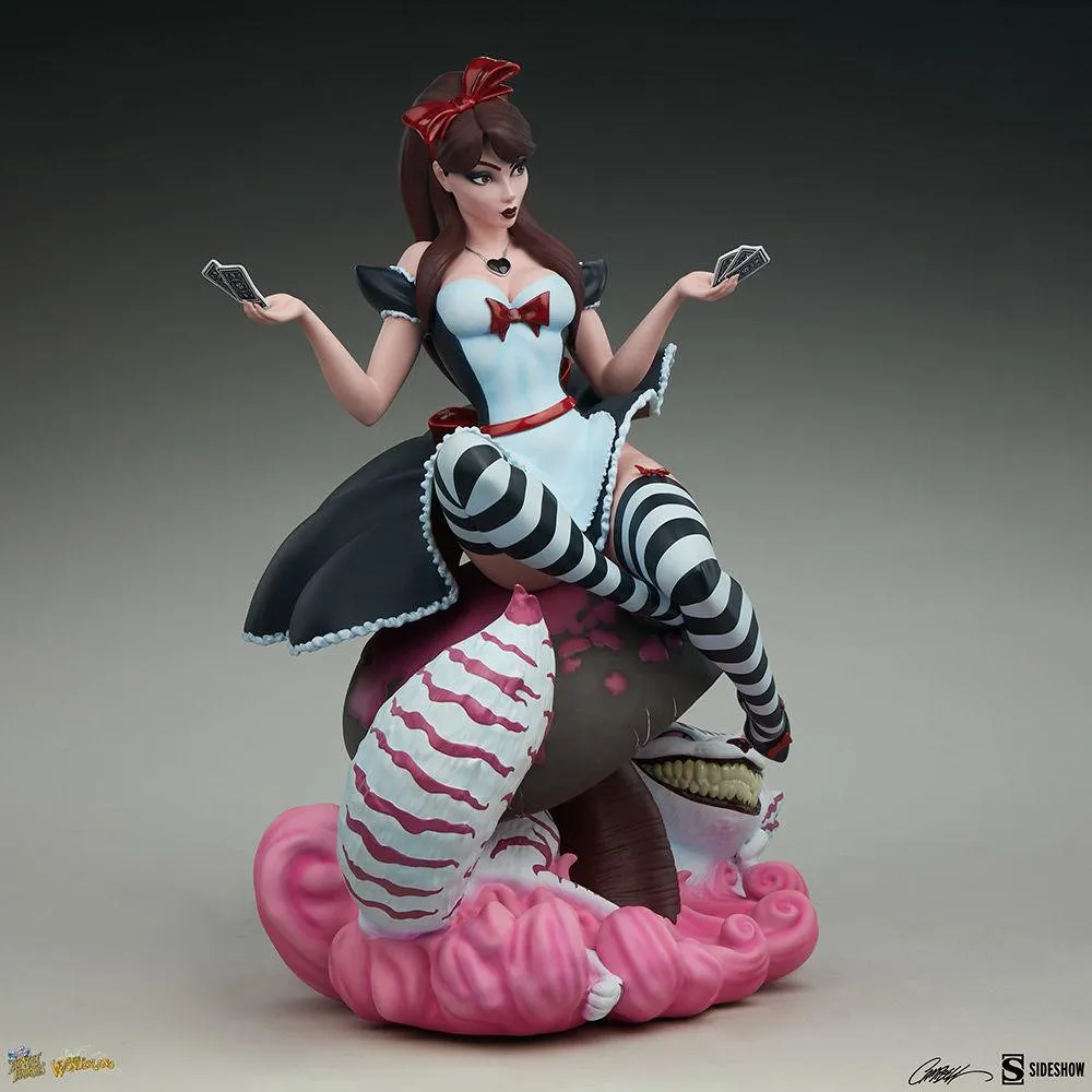 Fairytale Fantasies - Alice in Wonderland Game of Hearts Statue - Image 12