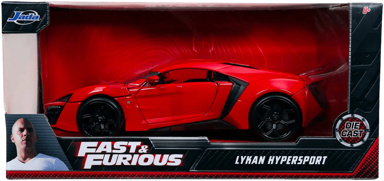 Fast and Furious - W. Motors Lykan Hypersport 1:24 Scale Hollywood Ride
