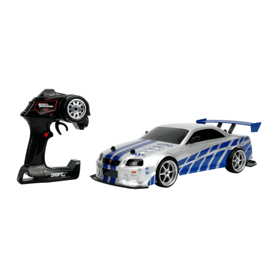 Fast & Furious - 2002 Nissan Skyline GT-R (BNR34) 1:10 Scale Remote Control Car