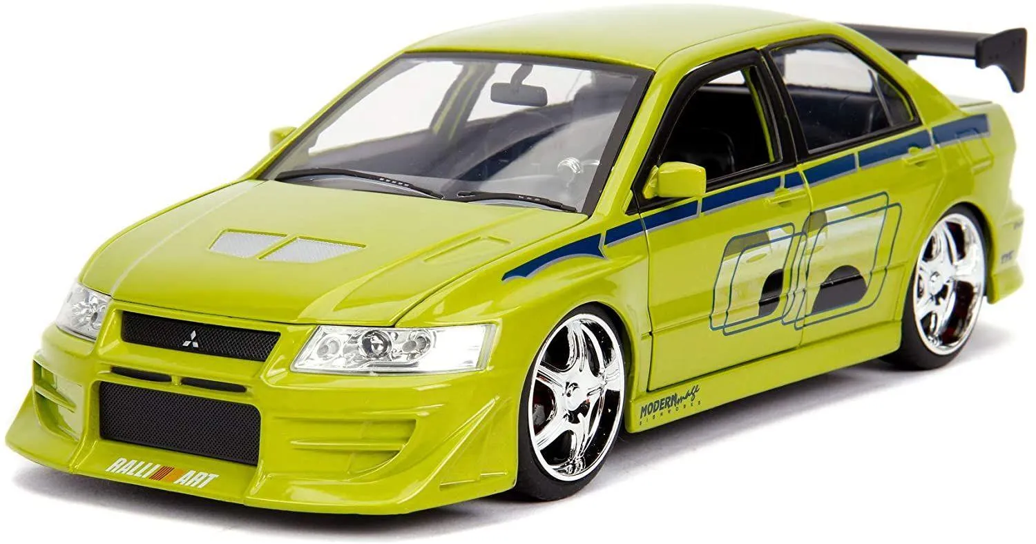 Fast and Furious - Brian's 2002 Mitsubishi Lancer Evolution VII 1:24 Scale Hollywood Ride