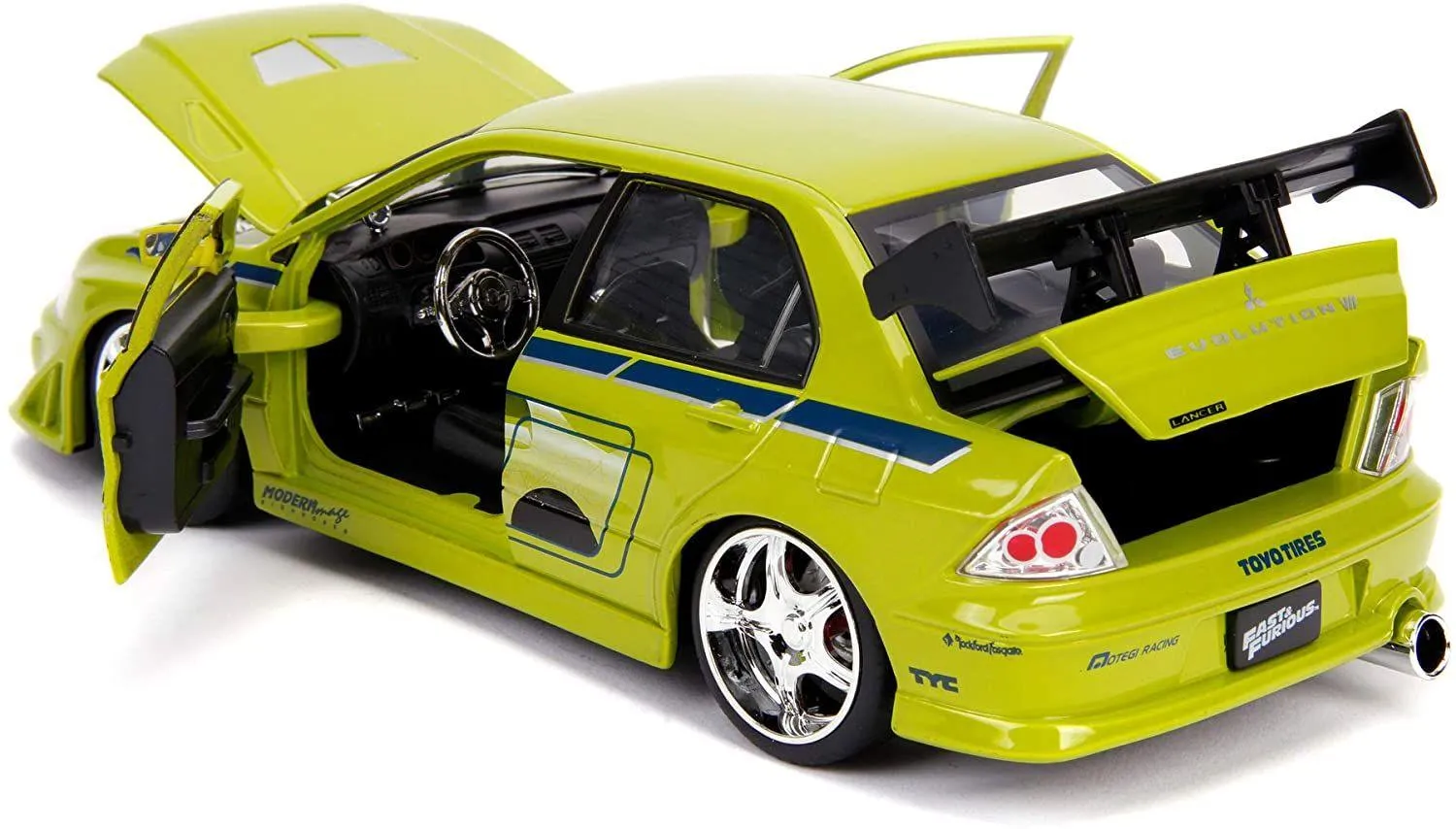 Fast and Furious - Brian's 2002 Mitsubishi Lancer Evolution VII 1:24 Scale Hollywood Ride - Image 4