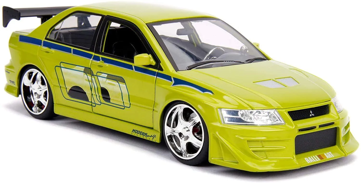 Fast and Furious - Brian's 2002 Mitsubishi Lancer Evolution VII 1:24 Scale Hollywood Ride - Image 7