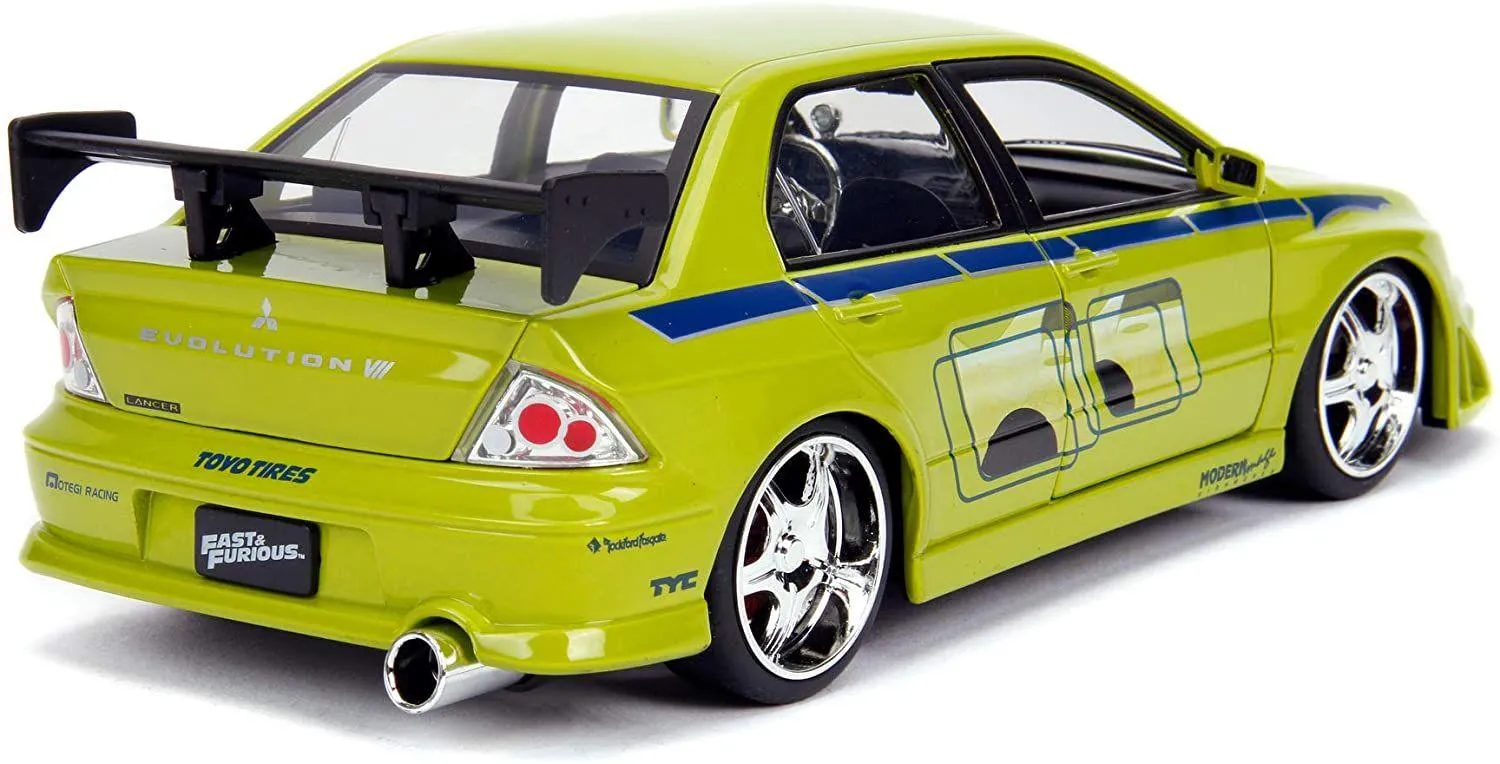 Fast and Furious - Brian's 2002 Mitsubishi Lancer Evolution VII 1:24 Scale Hollywood Ride - Image 9