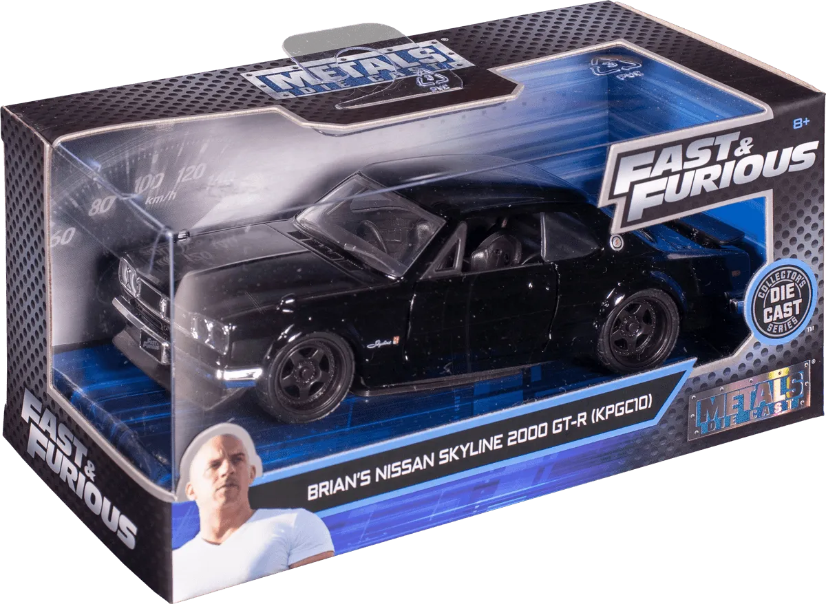 Fast and Furious - Brian's '71 Nissan Skyline 2000 GT-R 1:32 Scale Hollywood Ride - Image 2