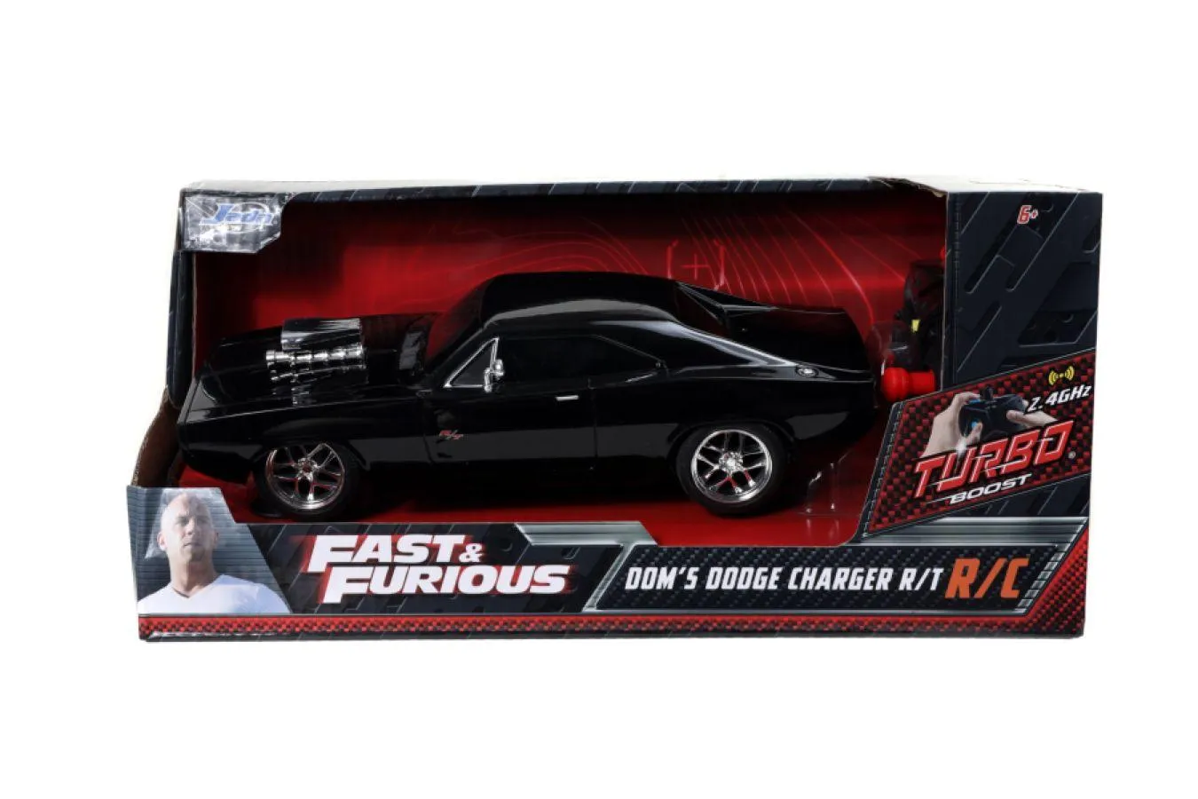 Fast & Furious - Dom's 1970 Dodge Charger 1:24 Scale Remote Control Car - Image 2