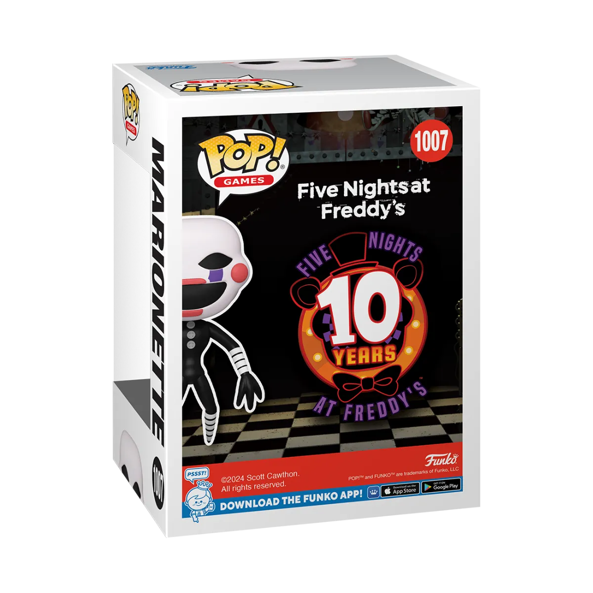 Five Nights at Freddy's: 10th Anniversary - Marionette US Exclusive Pop! Vinyl [RS] - Image 4