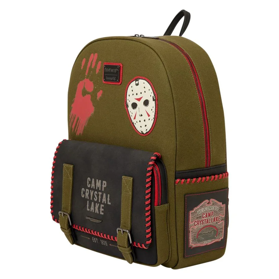 Friday The 13th - Camp Crystal Lake Glow Full-Size Backpack - Image 4
