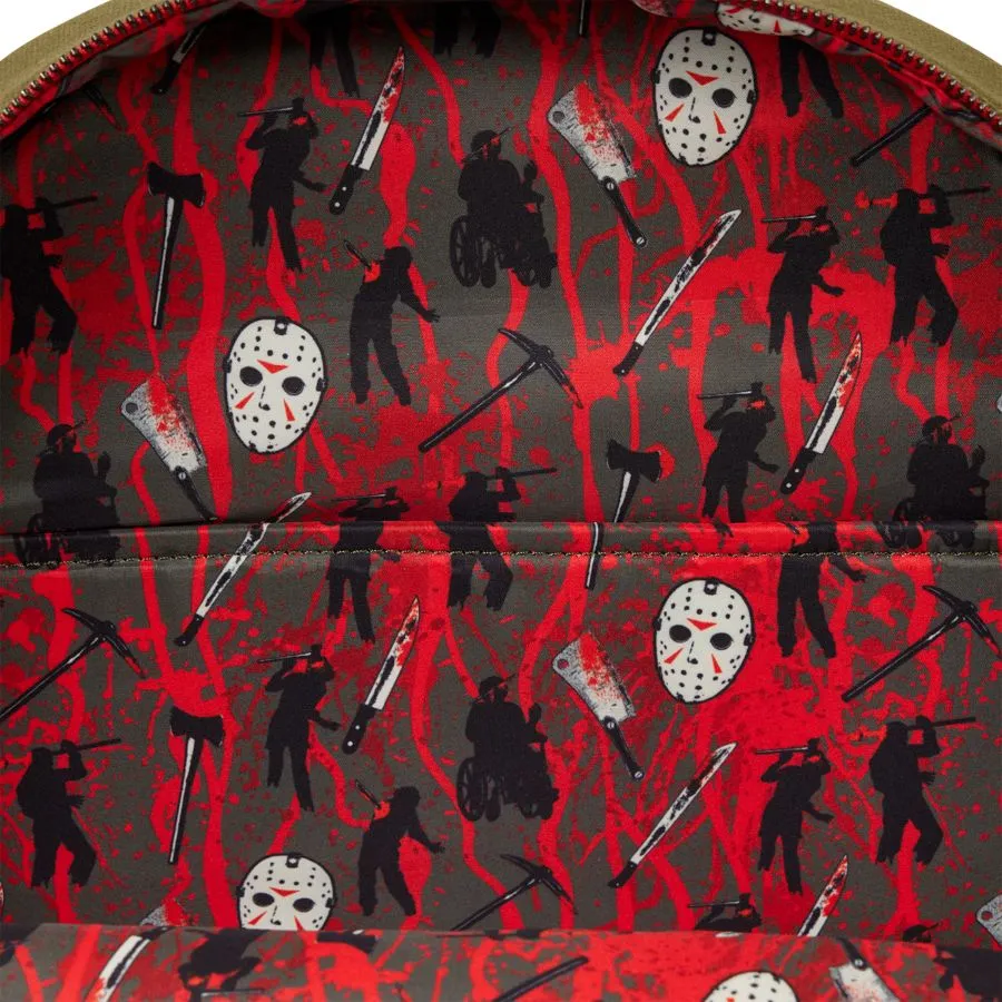 Friday The 13th - Camp Crystal Lake Glow Full-Size Backpack - Image 5