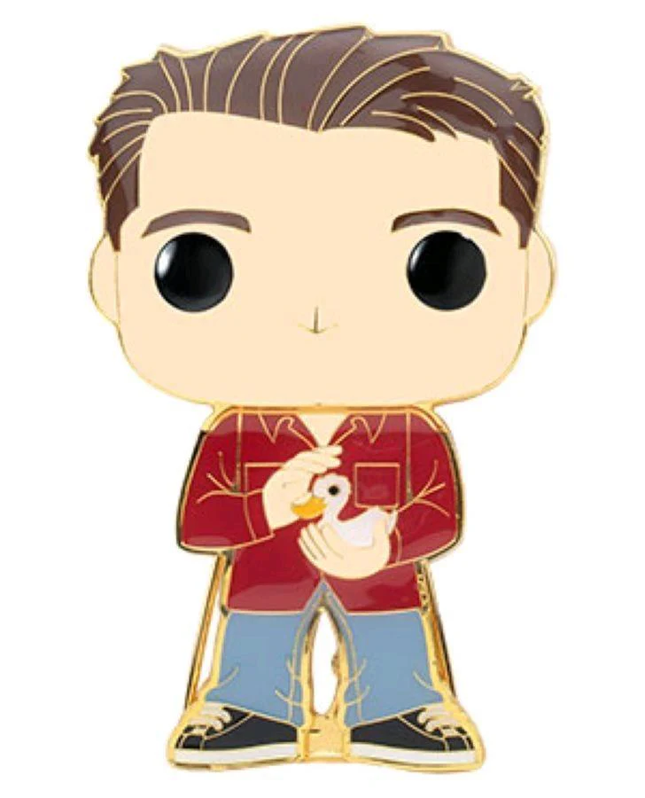 Friends - Joey with duckling 4" Pop! Enamel Pin - Image 2