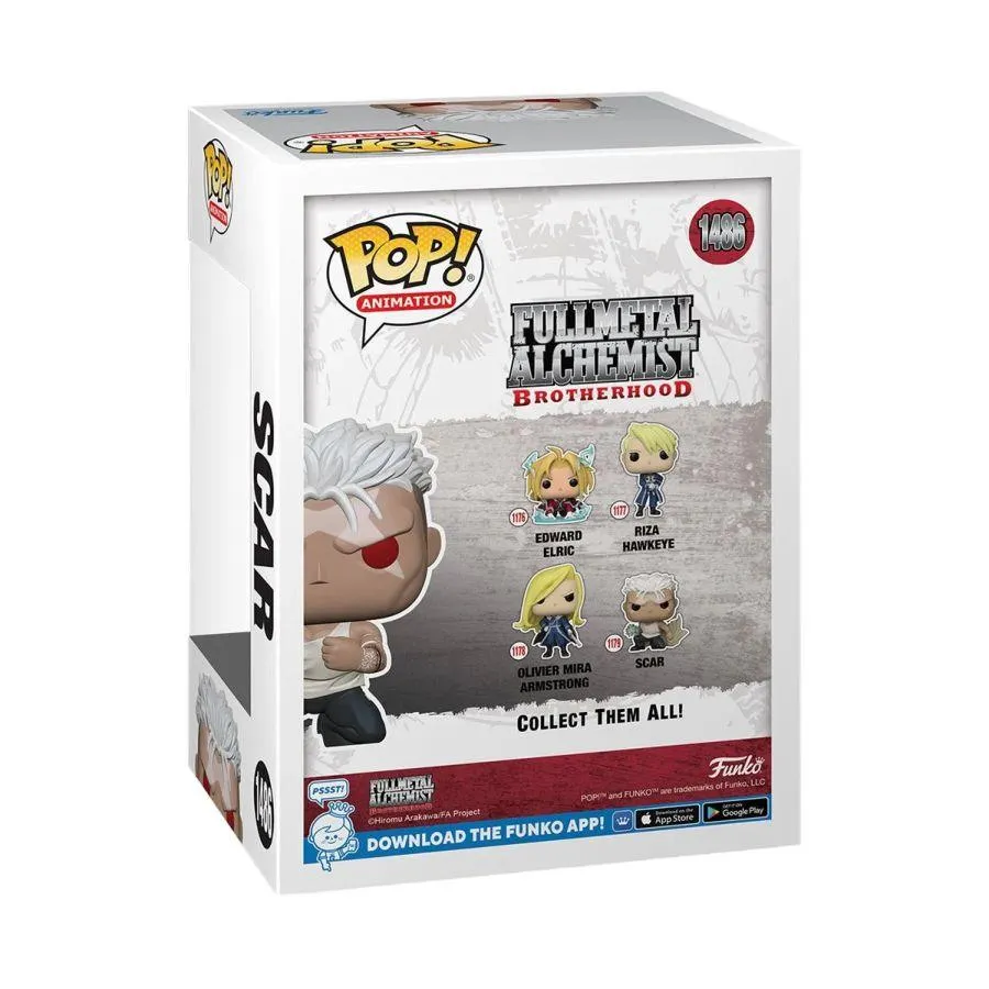 Fullmetal Alchemist: Brotherhood - Scar US Exclusive Glow Pop! Vinyl [RS] - Image 5