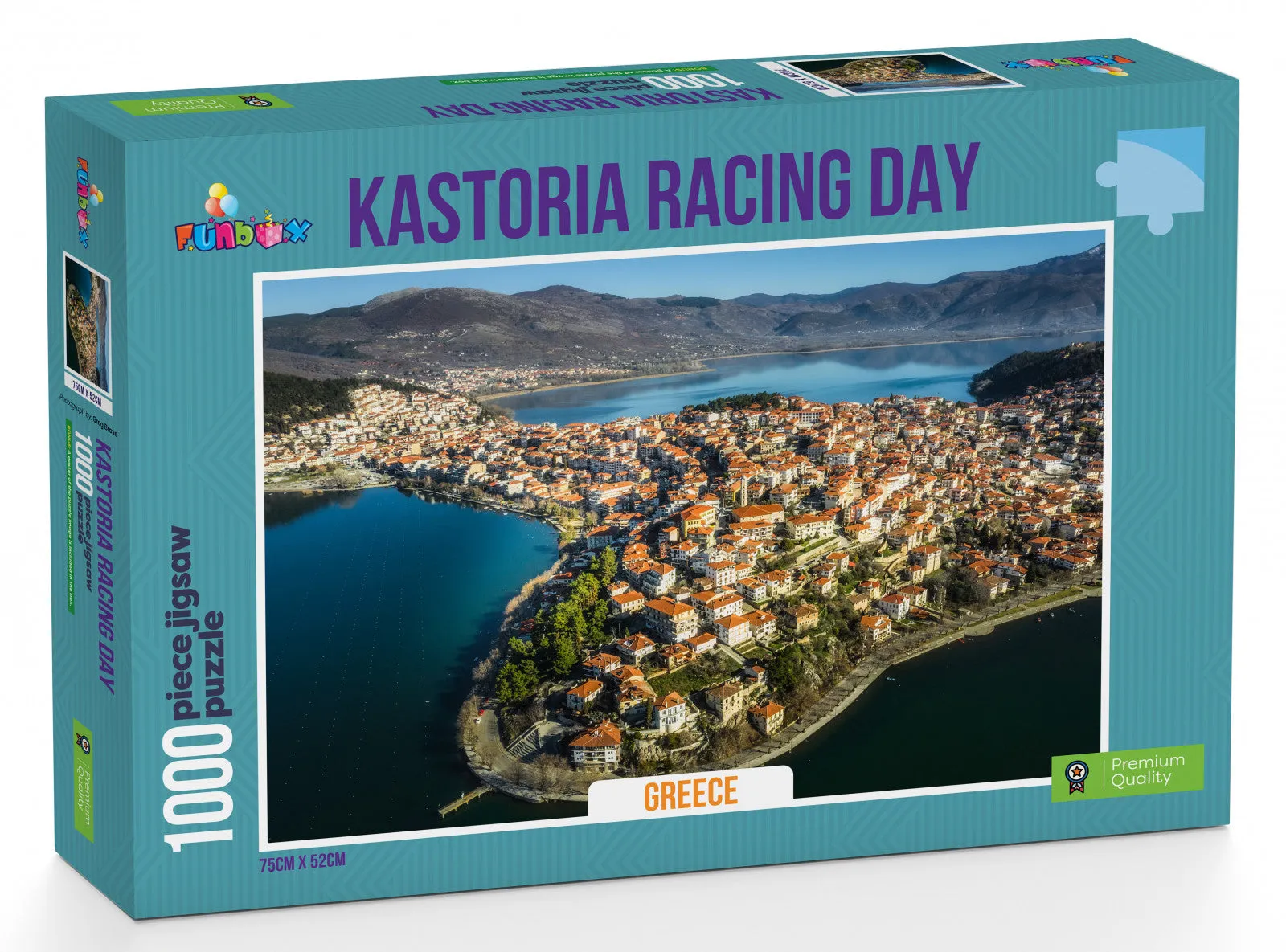 Funbox Puzzle Kastoria Racing Day Greece Puzzle 1,000 pieces - Image 2