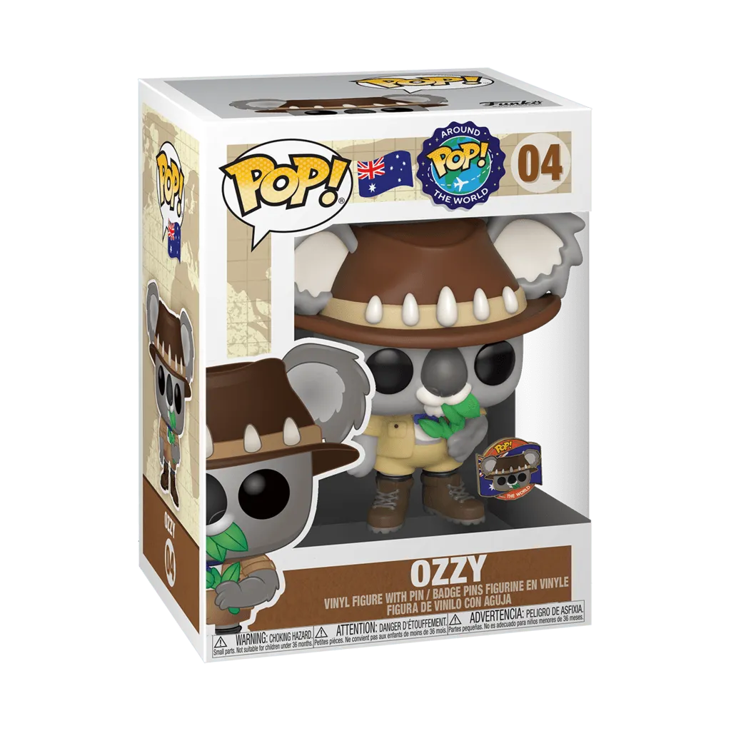 Funko Around the World - Ozzy Koala (Australia) Pop! Vinyl with Pin [RS] - Image 3