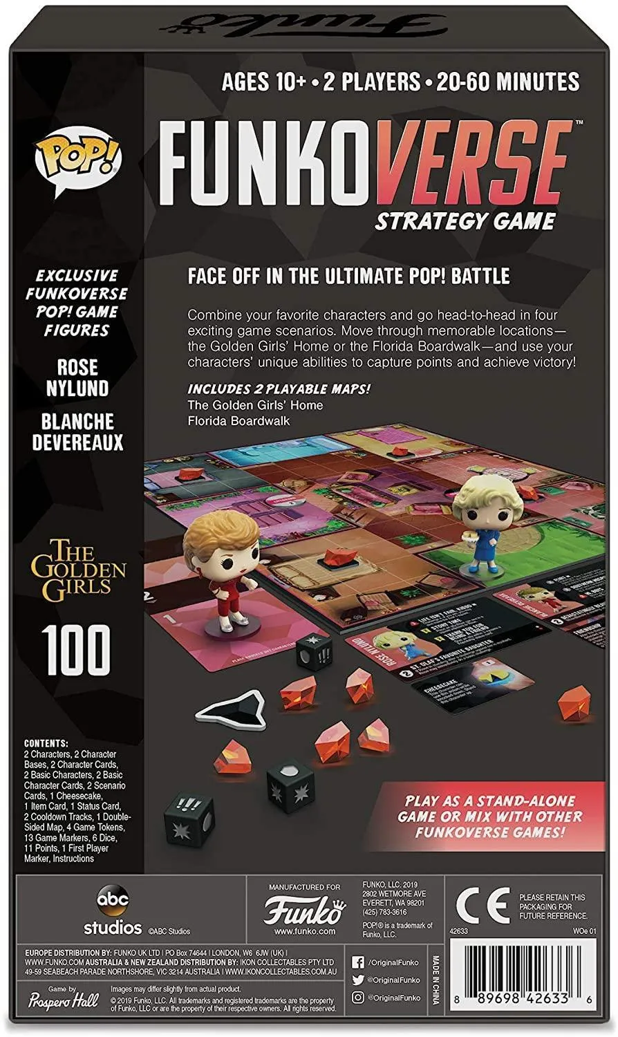 Funkoverse - Golden Girls 100 2-pack Expandalone Strategy Board Game - Image 4
