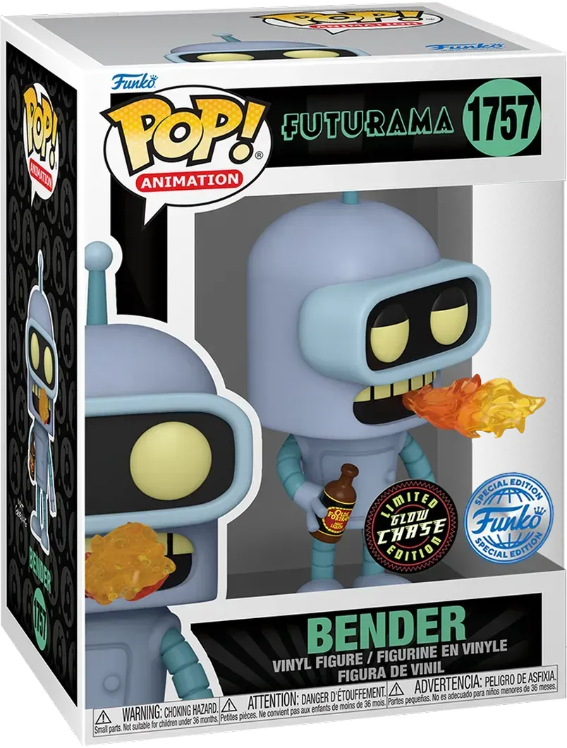 Futurama - Bender with Fire Breath US Exclusive (with chase) Pop! Vinyl [RS] - Image 5