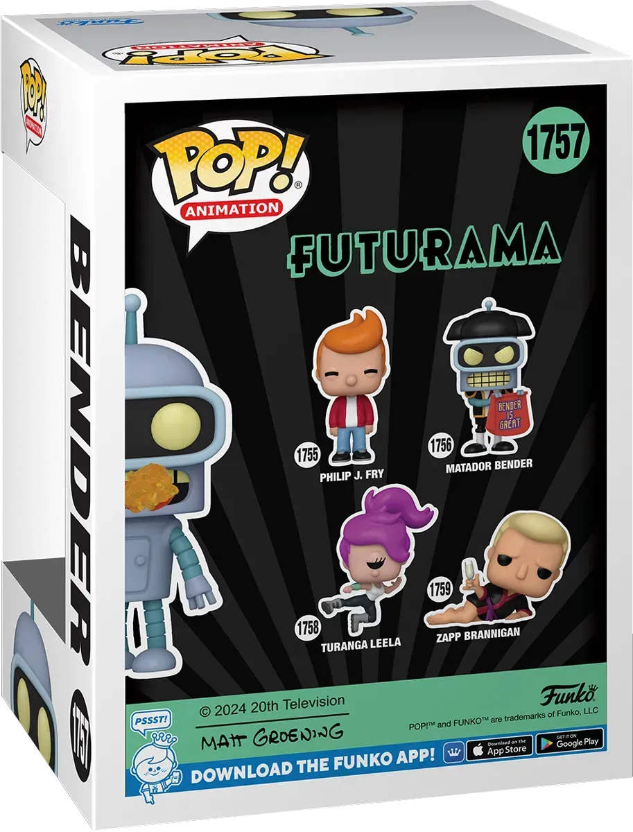Futurama - Bender with Fire Breath US Exclusive (with chase) Pop! Vinyl [RS] - Image 7