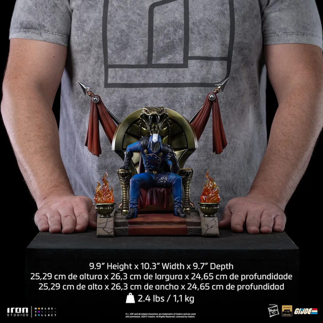 G.I. Joe - Cobra Commander Deluxe 1:10 Scale Statue - Image 14