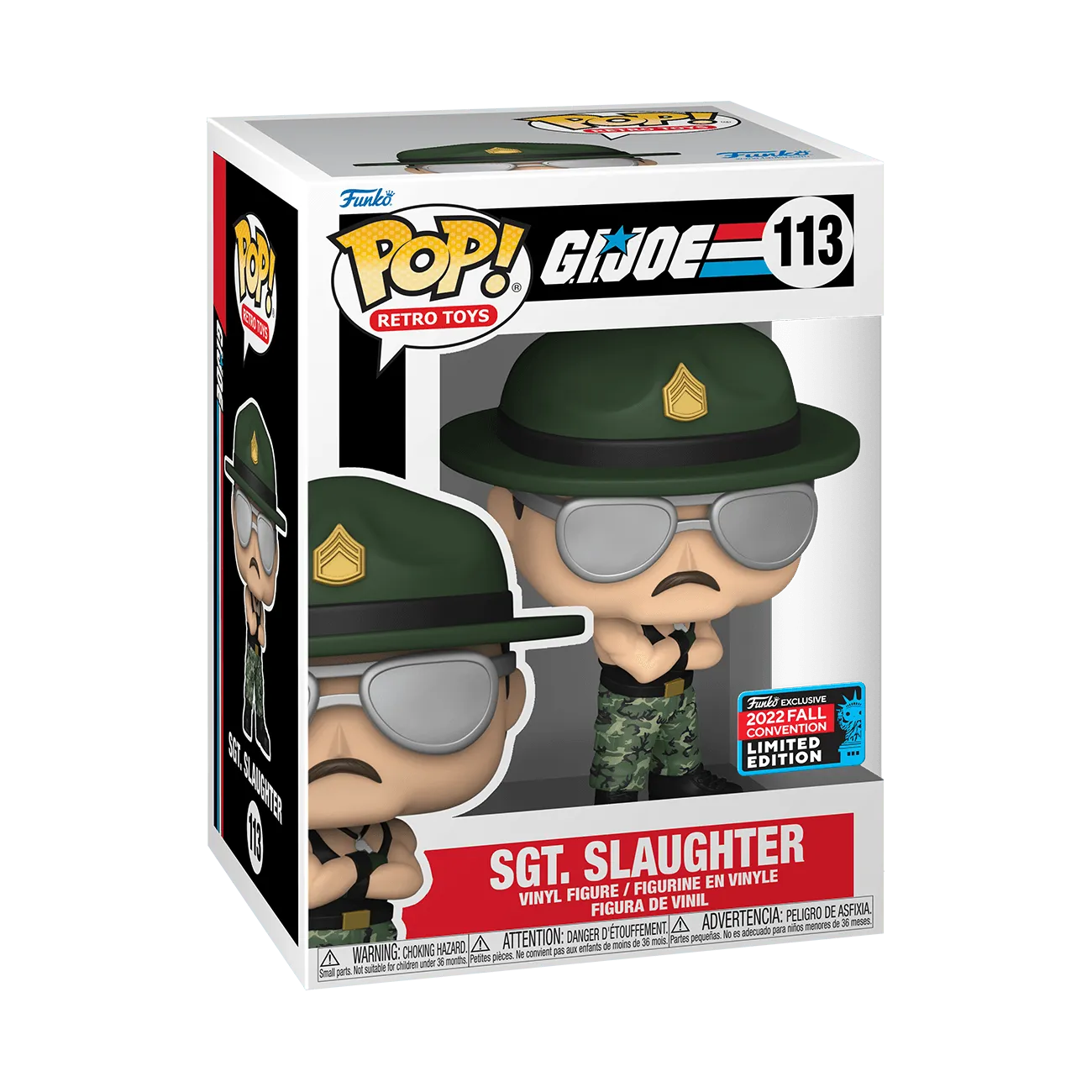 G.I. Joe - Sergeant Slaughter NYCC 2022 US Exclusive Pop! Vinyl [RS] - Image 3