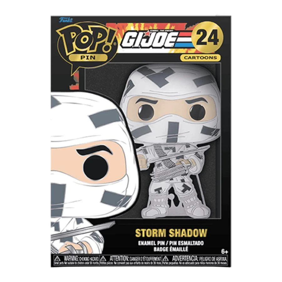 G.I. Joe - Storm Shadow Group (with chase) 4" Pop! Enamel Pin