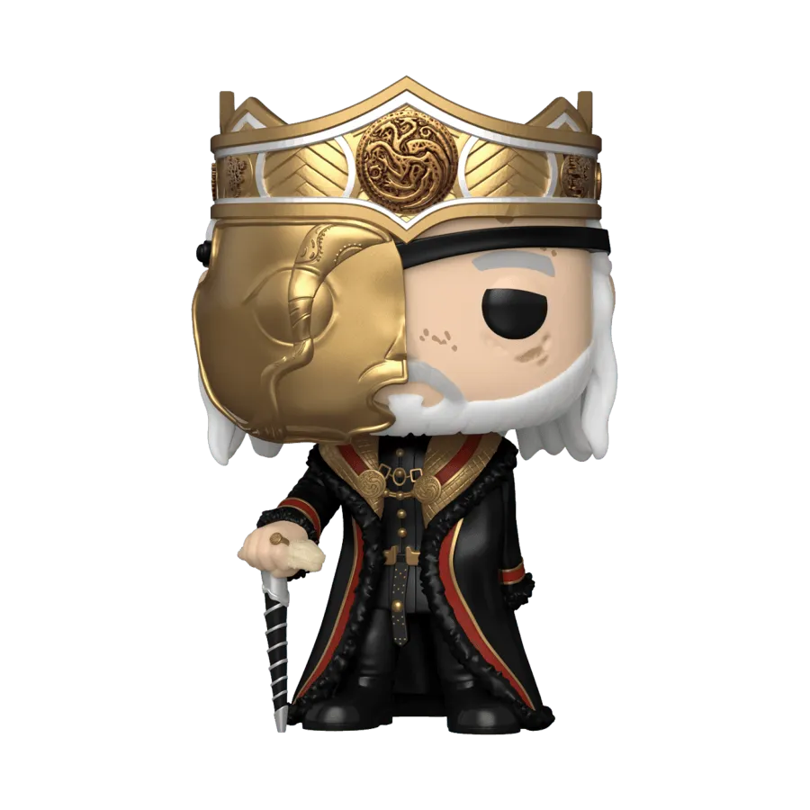 Game of Thrones: House of the Dragon - Masked Viserys Targaryen (with chase) Pop! Vinyl - Image 3