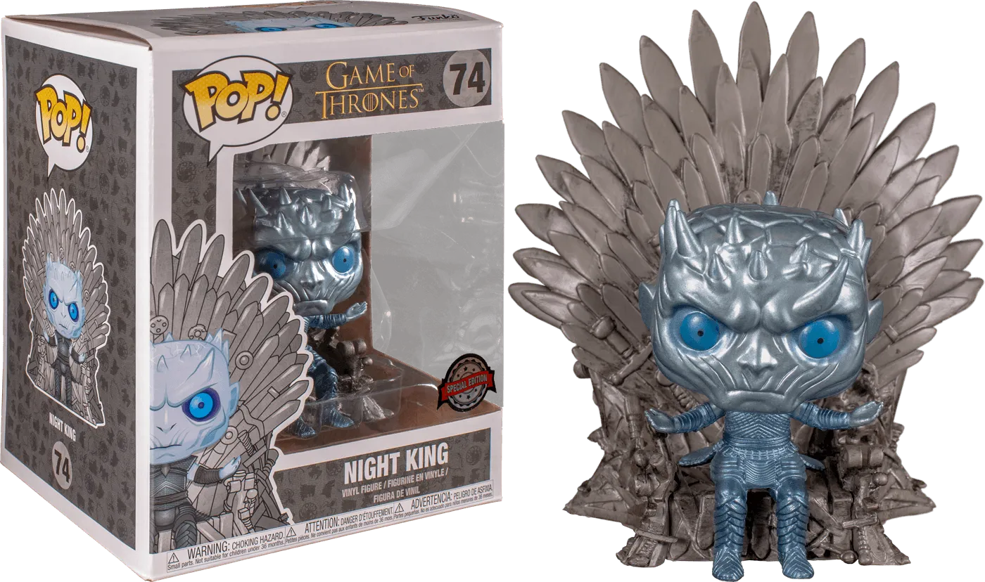 Game of Thrones - Night King Throne Metallic US Exclusive Pop! Deluxe
