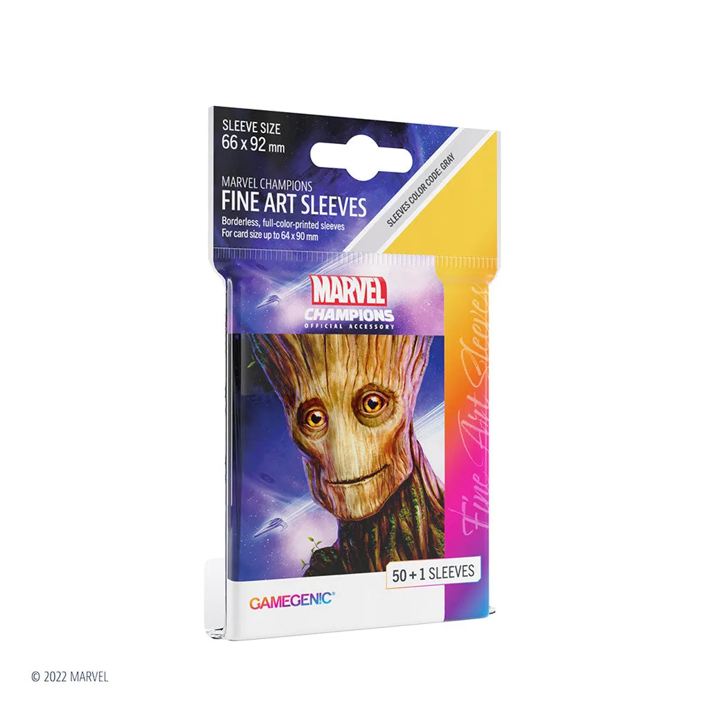 Gamegenic Marvel Champions FINE ART Sleeves Groot - Image 2