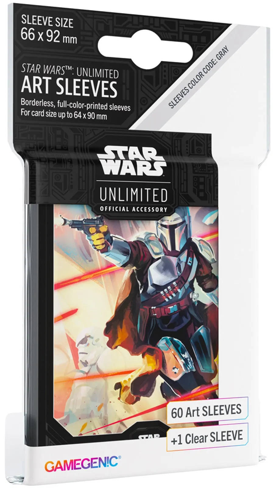 Gamegenic Star Wars Unlimited Art Sleeves - Mandalorian - Image 2