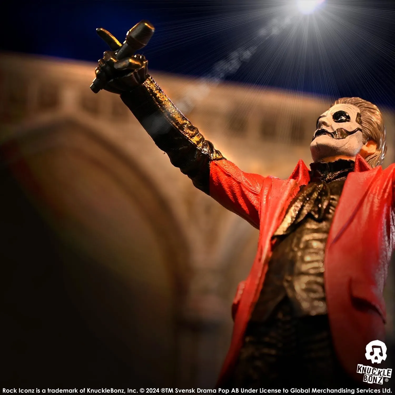 Ghost - Papa Emeritus 4 (Red Jacket) Rock Iconz Statue - Image 21