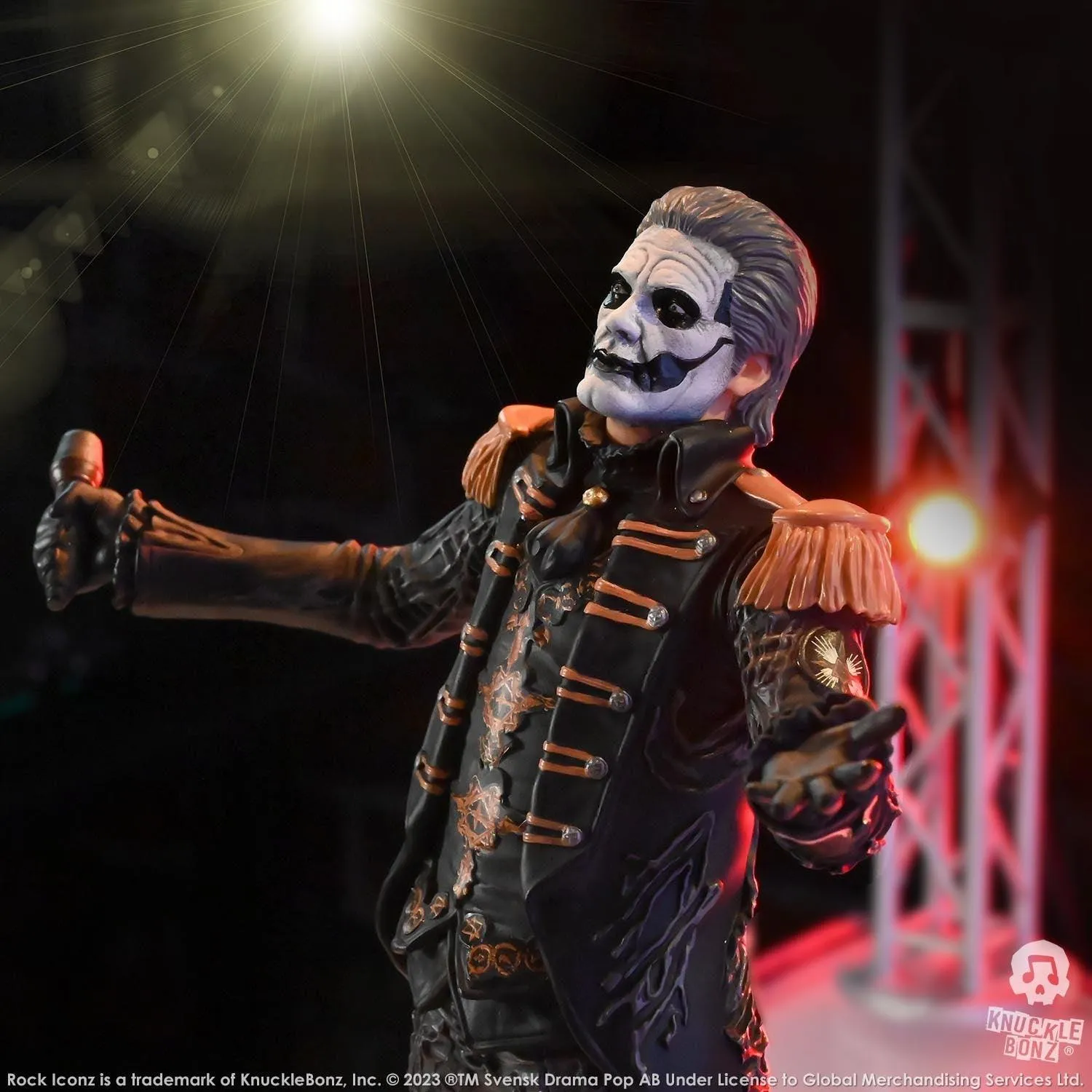 Ghost - Papa Emeritus in Military Jacket Rock Iconz Statue - Image 22