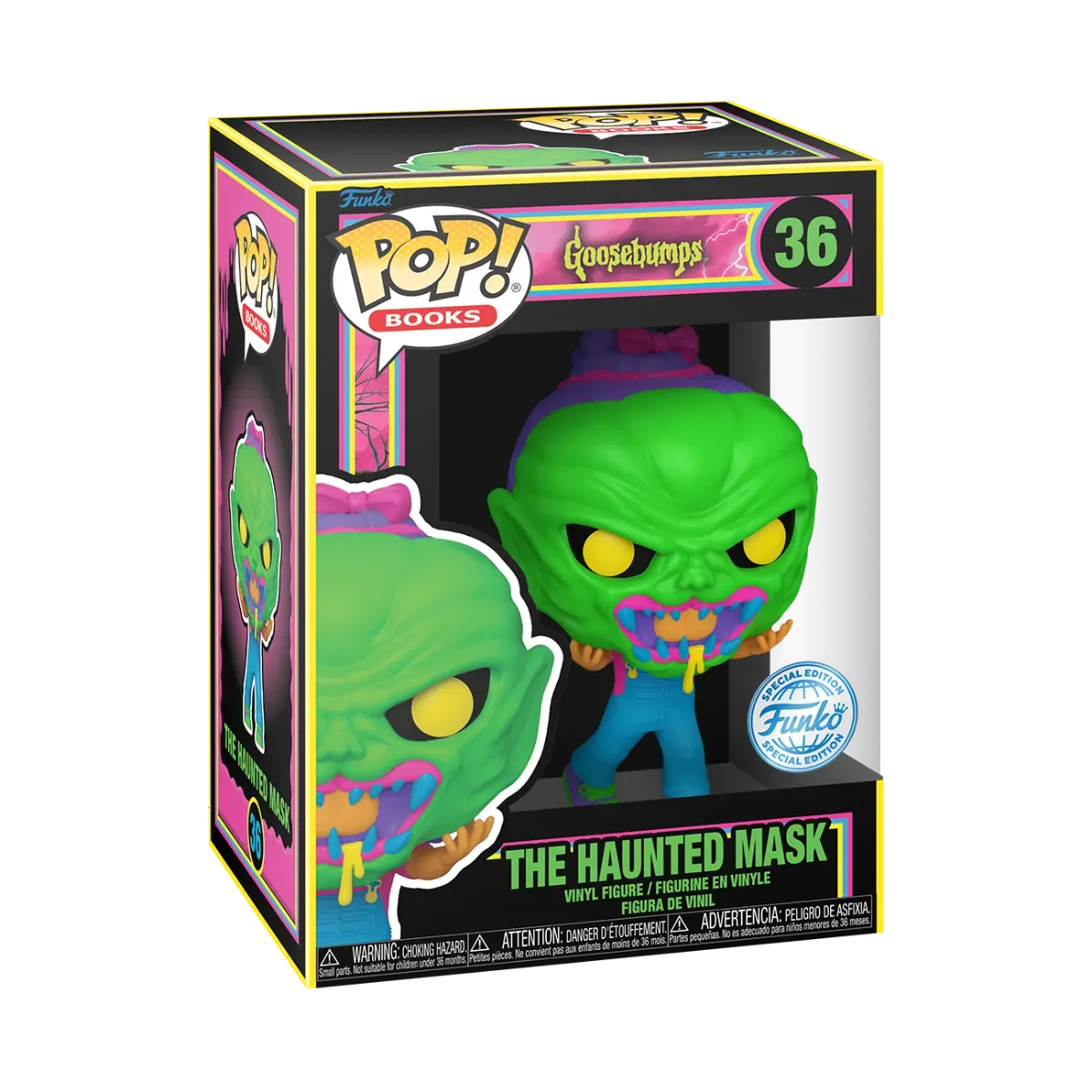 Goosebumps - The Haunted Mask Blacklight US Exclusive Pop! Vinyl [RS] - Image 3