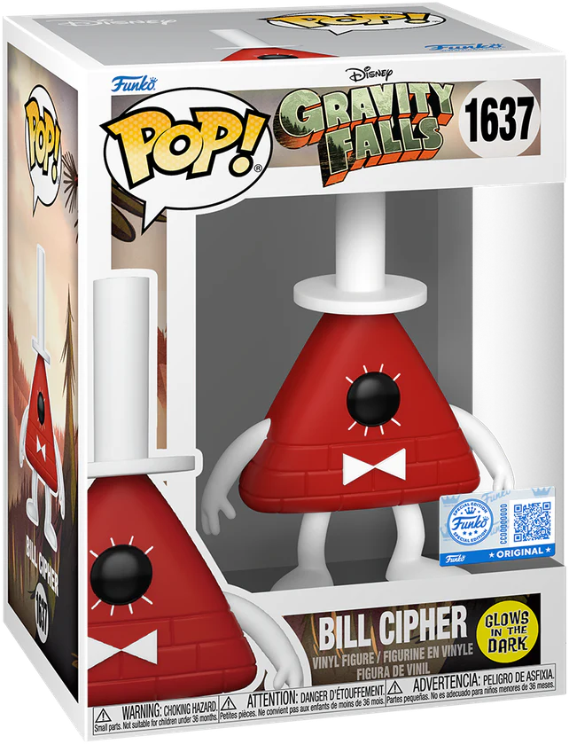 Gravity Falls - Bill US Exclusive Glow Pop! Vinyl [RS] - Image 4