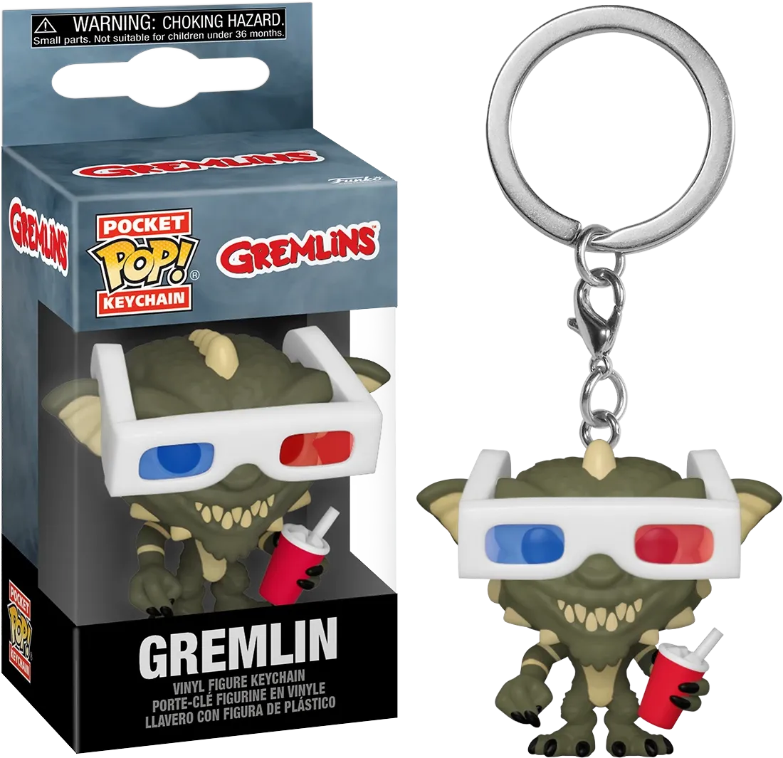 Gremlins - Gremlin with 3D Glasses Pocket Pop! Keychain
