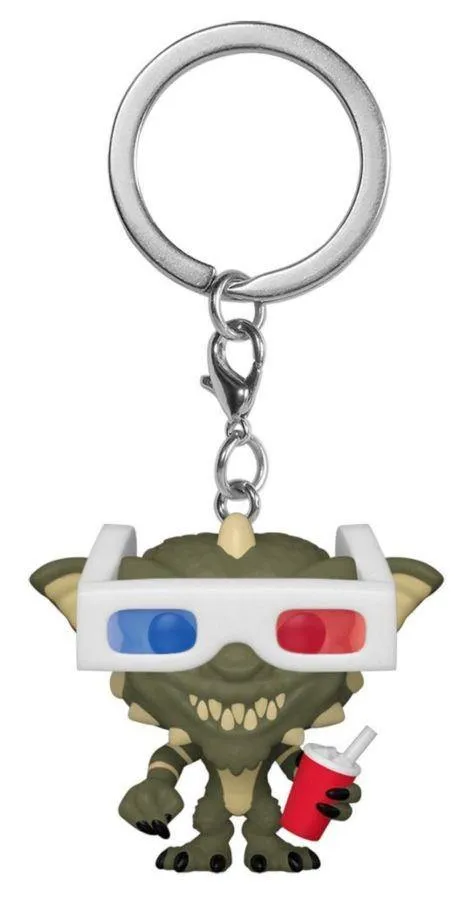 Gremlins - Gremlin with 3D Glasses Pocket Pop! Keychain - Image 2