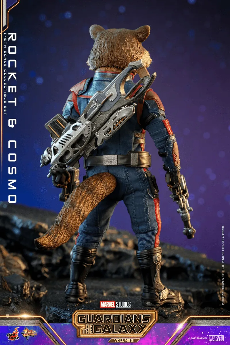Guardians of the Galaxy Vol 3 - Rocket and Cosmo 1:6 Scale Hot Toy Action Figure - Image 10
