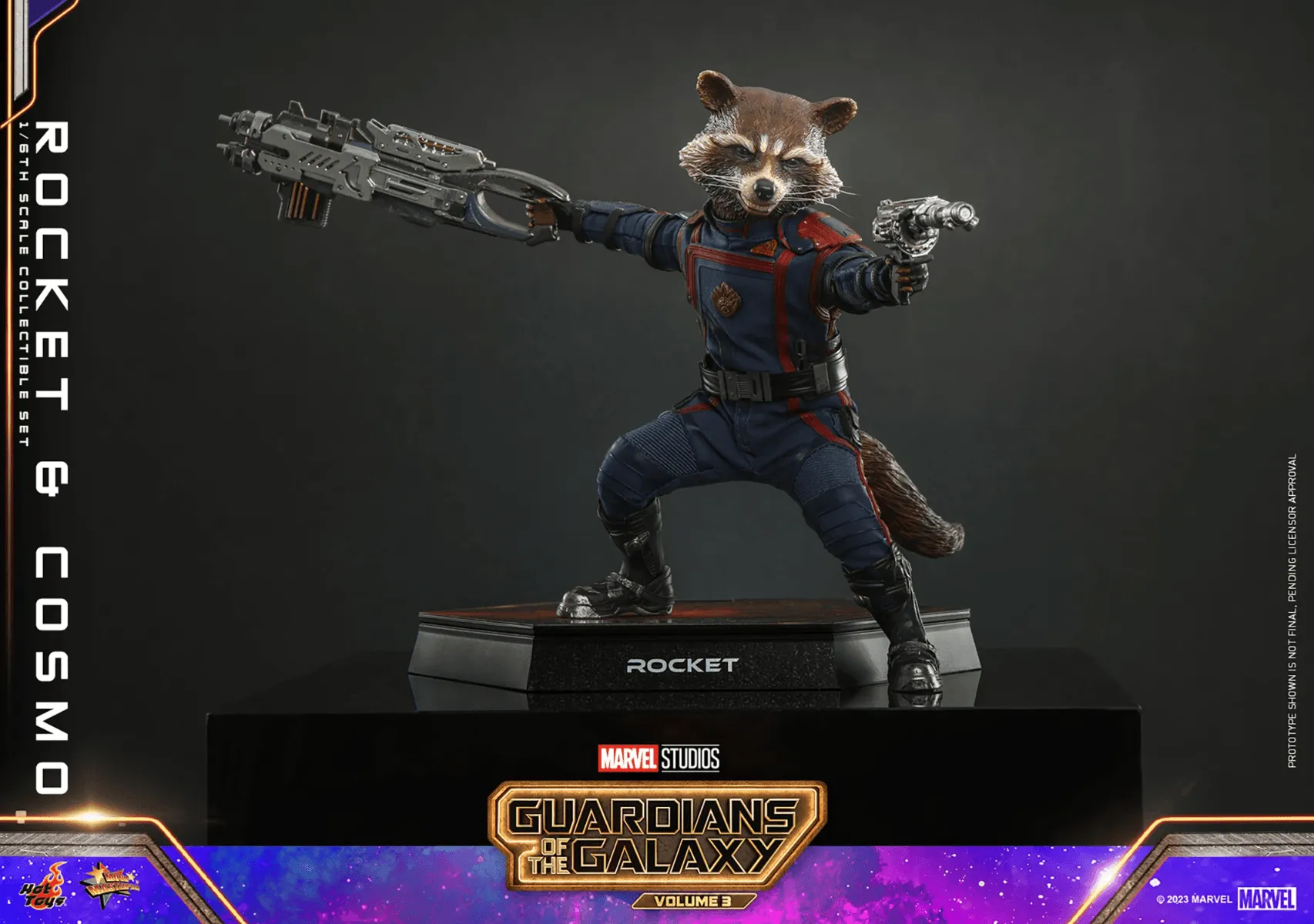 Guardians of the Galaxy Vol 3 - Rocket and Cosmo 1:6 Scale Hot Toy Action Figure - Image 11