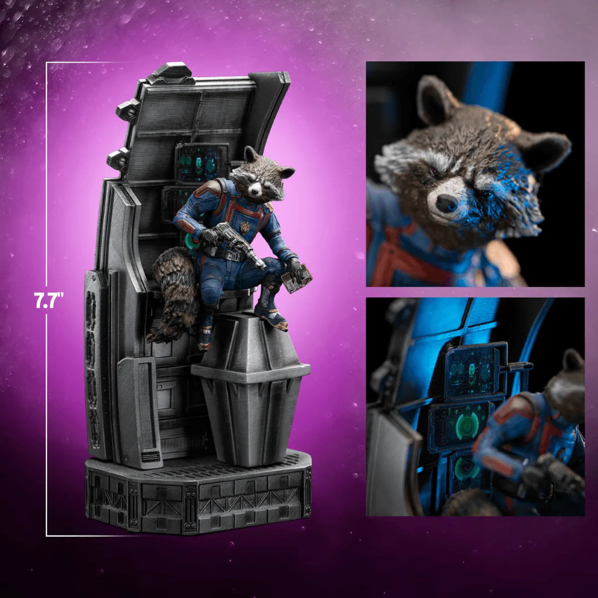 Guardians of the Galaxy: Vol. 3 - Rocket Raccoon 1:10 Statue - Image 3