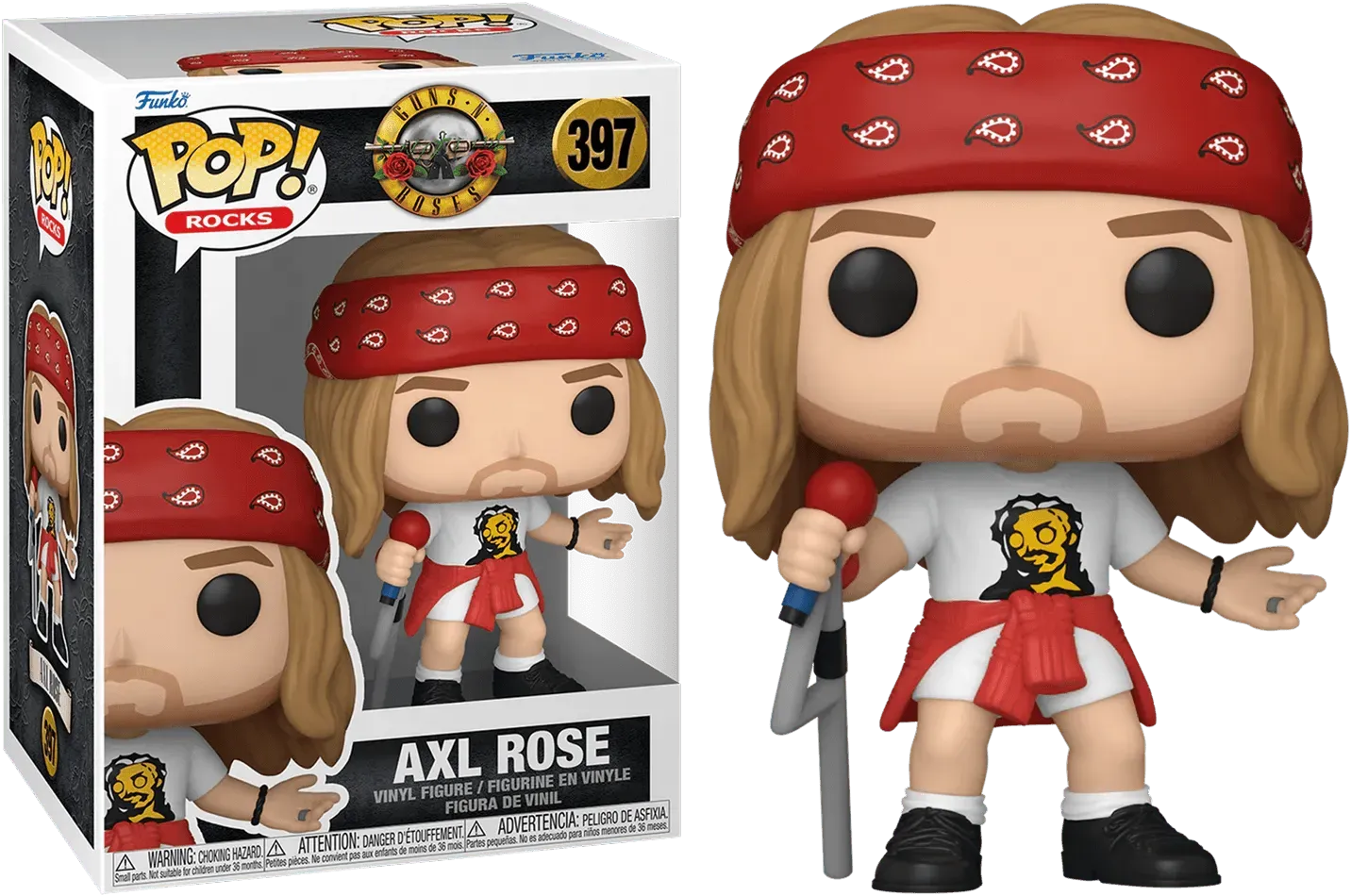 Guns N Roses - Axel Rose (1992) Pop! Vinyl - Chase Bundle - Image 2