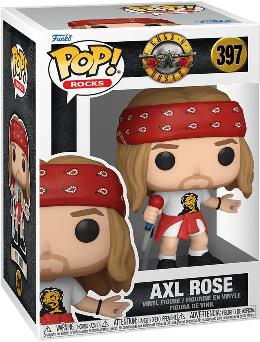 Guns N Roses - Axel Rose (1992) Pop! Vinyl - Chase Bundle - Image 3