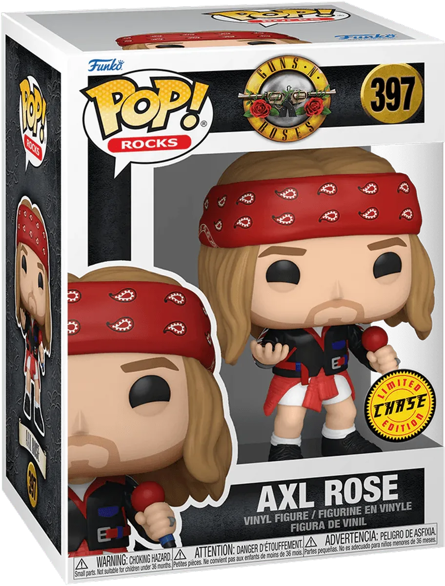 Guns N Roses - Axel Rose (1992) Pop! Vinyl - Chase Bundle - Image 5